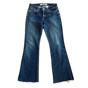 Gap Vintage Y2K Low Rise Dark Wash Denim Flare Jeans